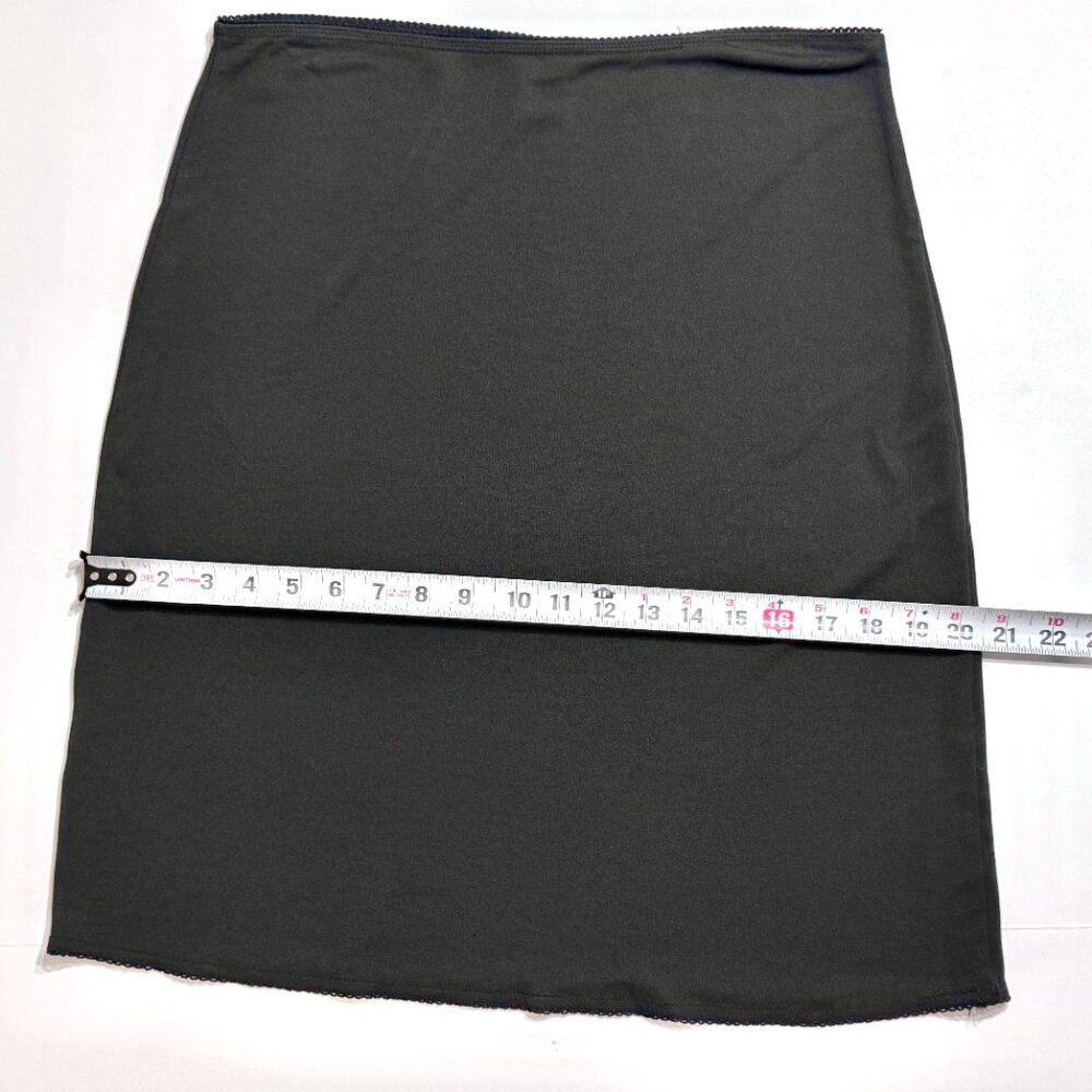 Vtg 90s Y2K Old Navy Stretch Pencil Skirt Witchy Whimsigoth Capsule Grunge Black - Picture 9 of 10